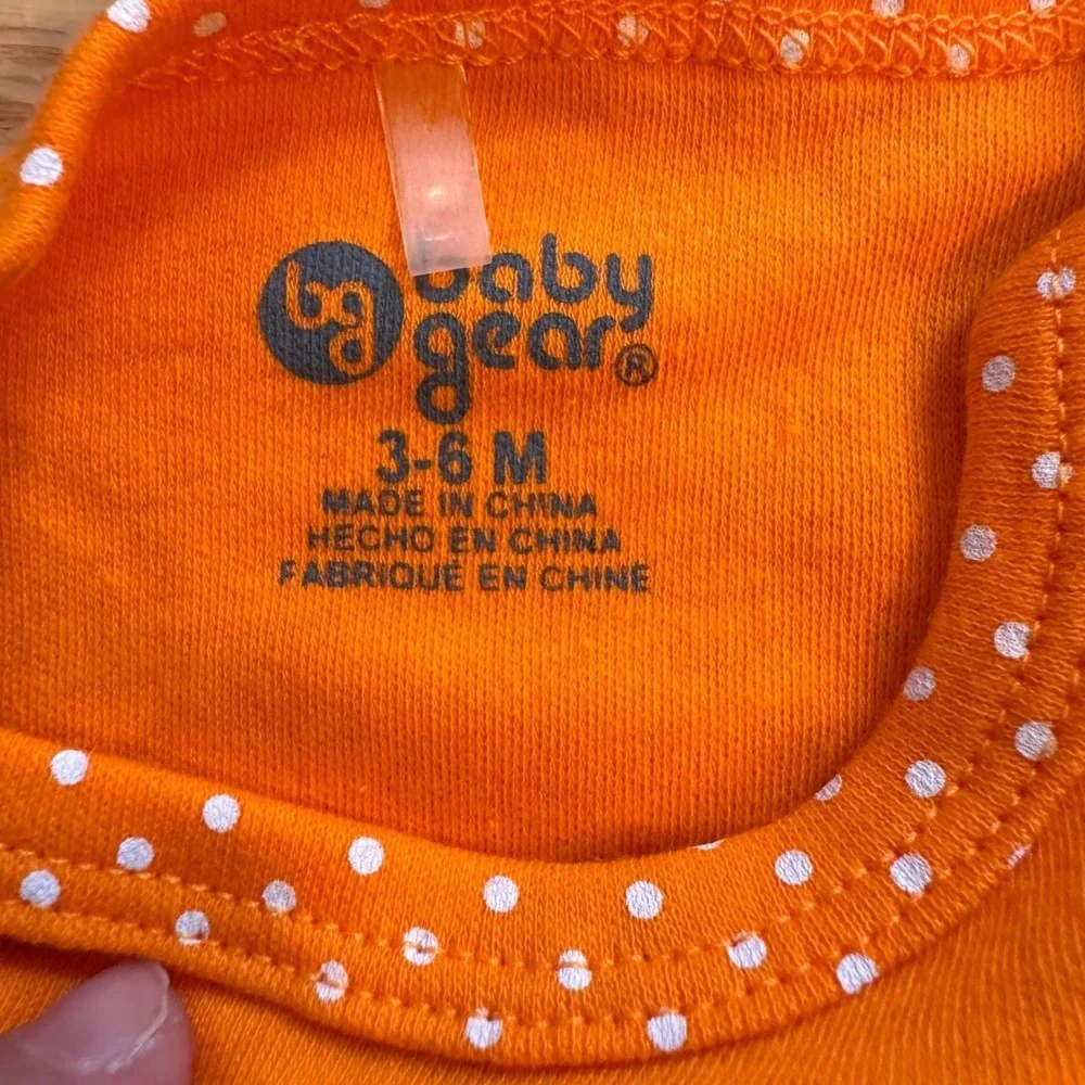 Baby Gear Orange My 1st Halloween Long Sleeve Bodysuit‎ 3-6M